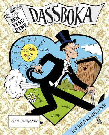Omslag av "Den fisefine dassboka"