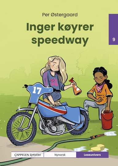Omslag av "Leseunivers 9: Inger køyrer speedway"
