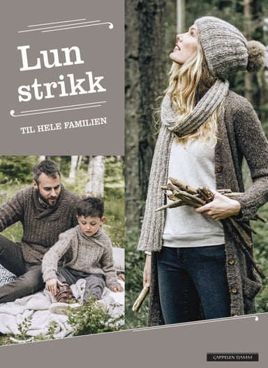 Omslag av "Lun strikk til hele familien"
