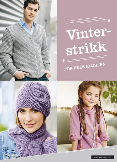 Omslag av "Vinterstrikk for hele familien"