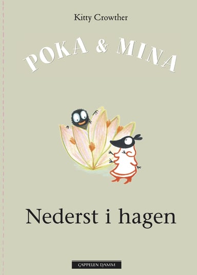 Omslag av "Poka & Mina. Nederst i hagen"