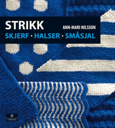 Omslag av "Strikk skjerf, halser, småsjal"