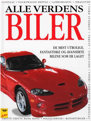 Omslag av "Alle verdens biler"