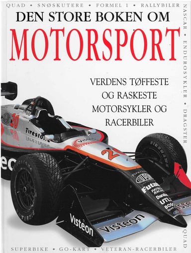 Omslag av "Den store boken om motorsport"