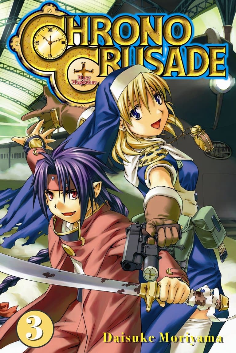 Omslag Chrono Crusade 3 av Moriyama Daisuke (Heftet)