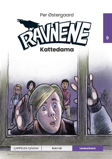 Omslag av "Leseunivers 9: Ravnene - Kattedama"