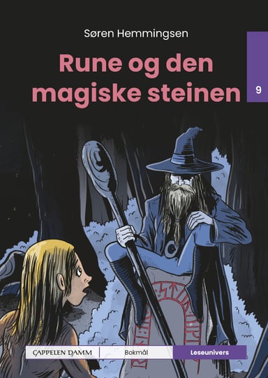 Omslag av "Leseunivers 9: Rune og den magiske steinen"