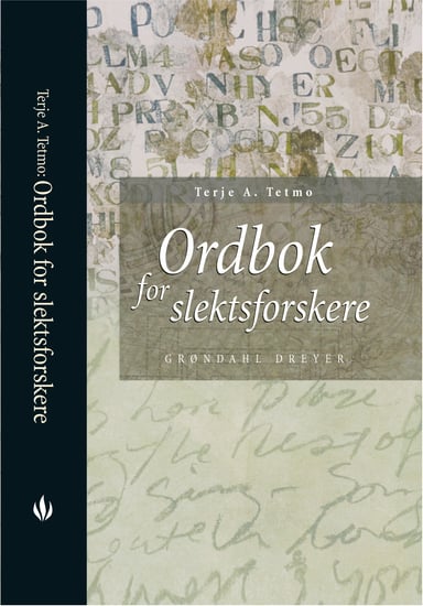 Omslag av "Ordbok for slektsforskere"