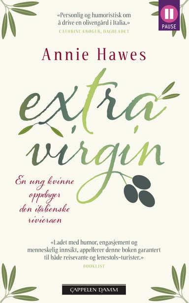 Omslag av "Extra Virgin - en ung kvinne oppdager den italienske Riviera"