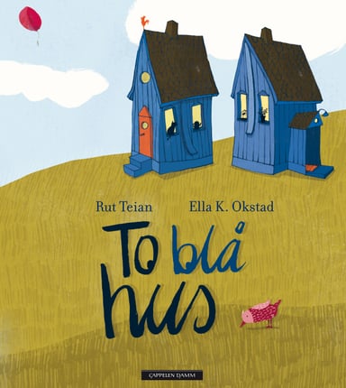 Omslag av "To blå hus"