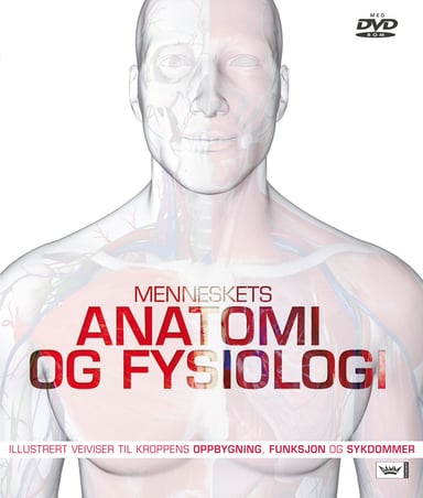 Omslag av "Menneskets anatomi og fysiologi"
