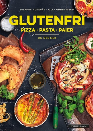 Omslag av "Glutenfri pizza, pasta, paier og mye mer"
