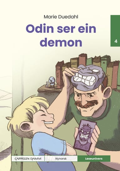 Omslag av "Leseunivers 4: Odin ser ein demon"