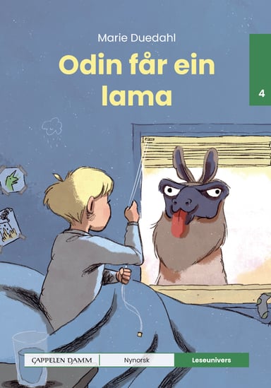 Omslag av "Leseunivers 4: Odin får ein lama"