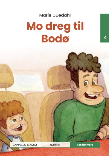 Omslag av "Leseunivers 4: Mo dreg til Bodø"