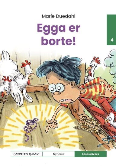 Omslag av "Leseunivers 4: Egga er borte!"