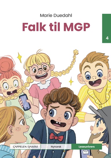 Omslag av "Leseunivers 4: Falk til MGP"