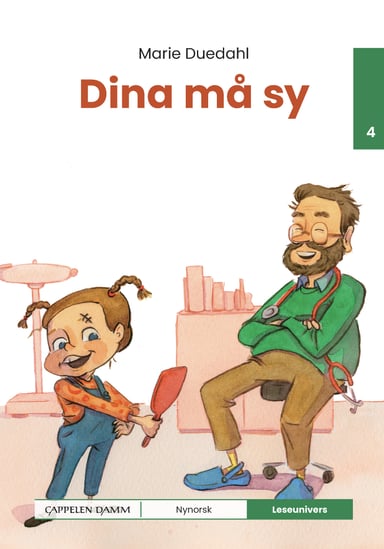 Omslag av "Leseunivers 4: Dina må sy"