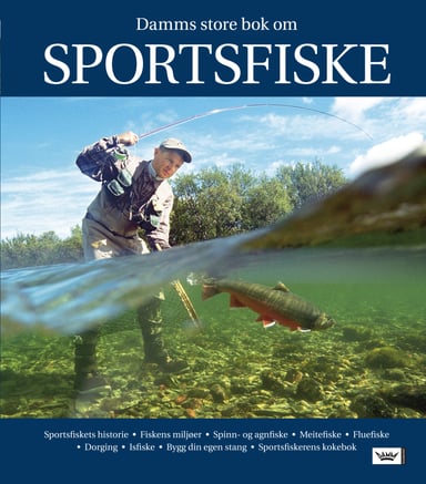 Omslag av "Damms store bok om sportsfiske"