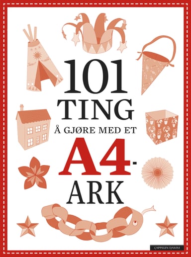 Omslag av "101 ting å gjøre med et A4-ark"