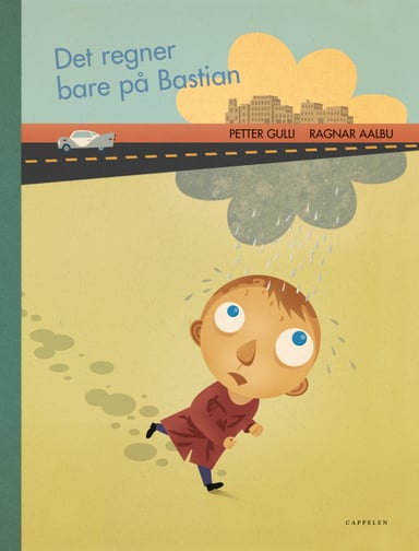 Omslag av "Det regner bare på Bastian"