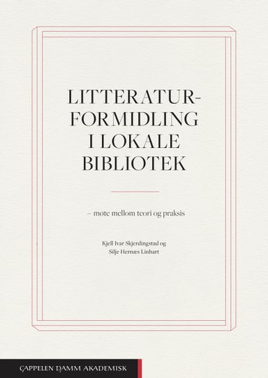 Omslag av "Litteraturformidling i lokale bibliotek"