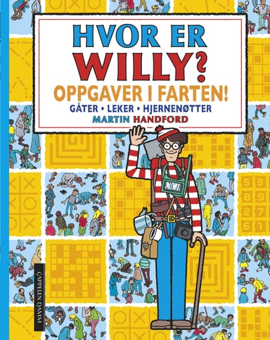 Omslag av "Hvor er Willy? Oppgaver i farten!"