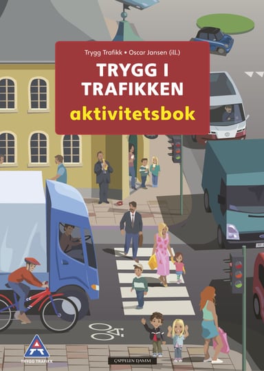 Omslag av "Trygg i trafikken - aktivitetshefte"