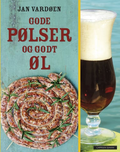 Omslag av "Gode pølser og godt øl"