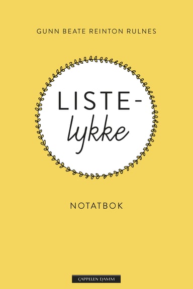 Omslag av "Listelykke notatbok"
