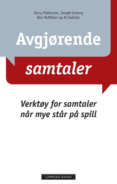Omslag av "Avgjørende samtaler"
