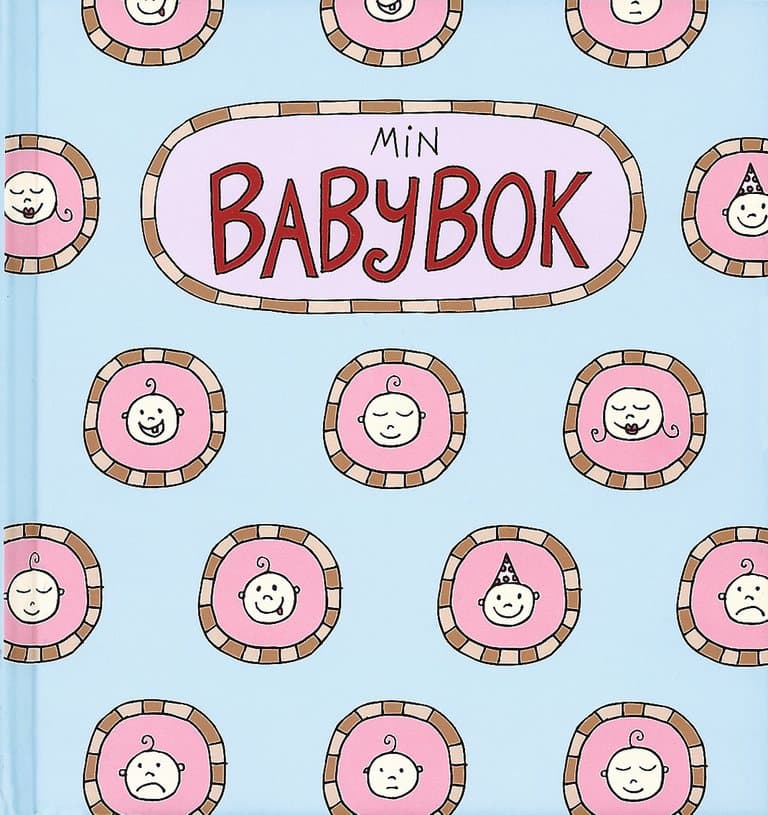Omslag Min babybok av Charise Harper (Innbundet)