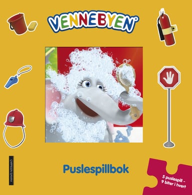 Omslag av "Vennebyen puslespillbok"