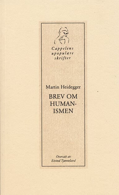Omslag av "Brev om humanismen"