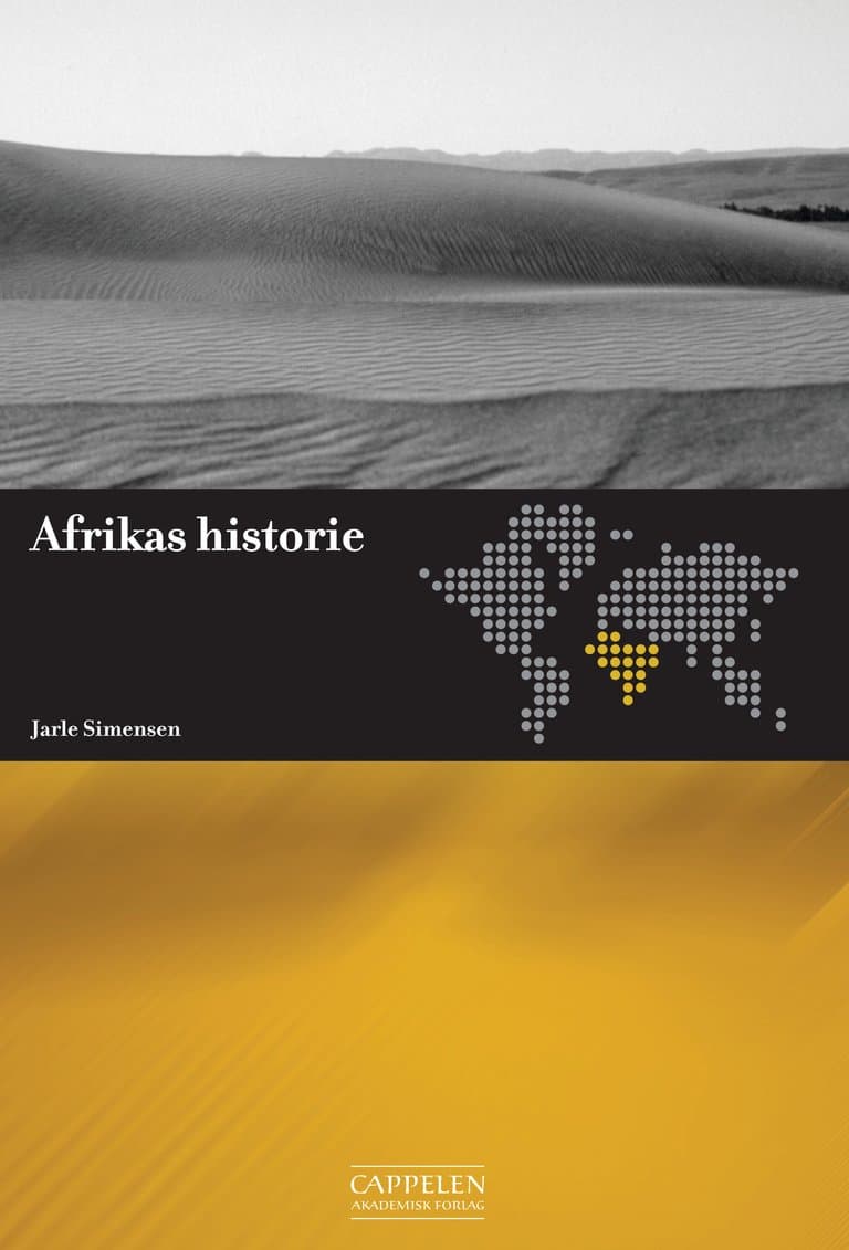 Omslag Afrikas historie av Jarle Simensen (Heftet)