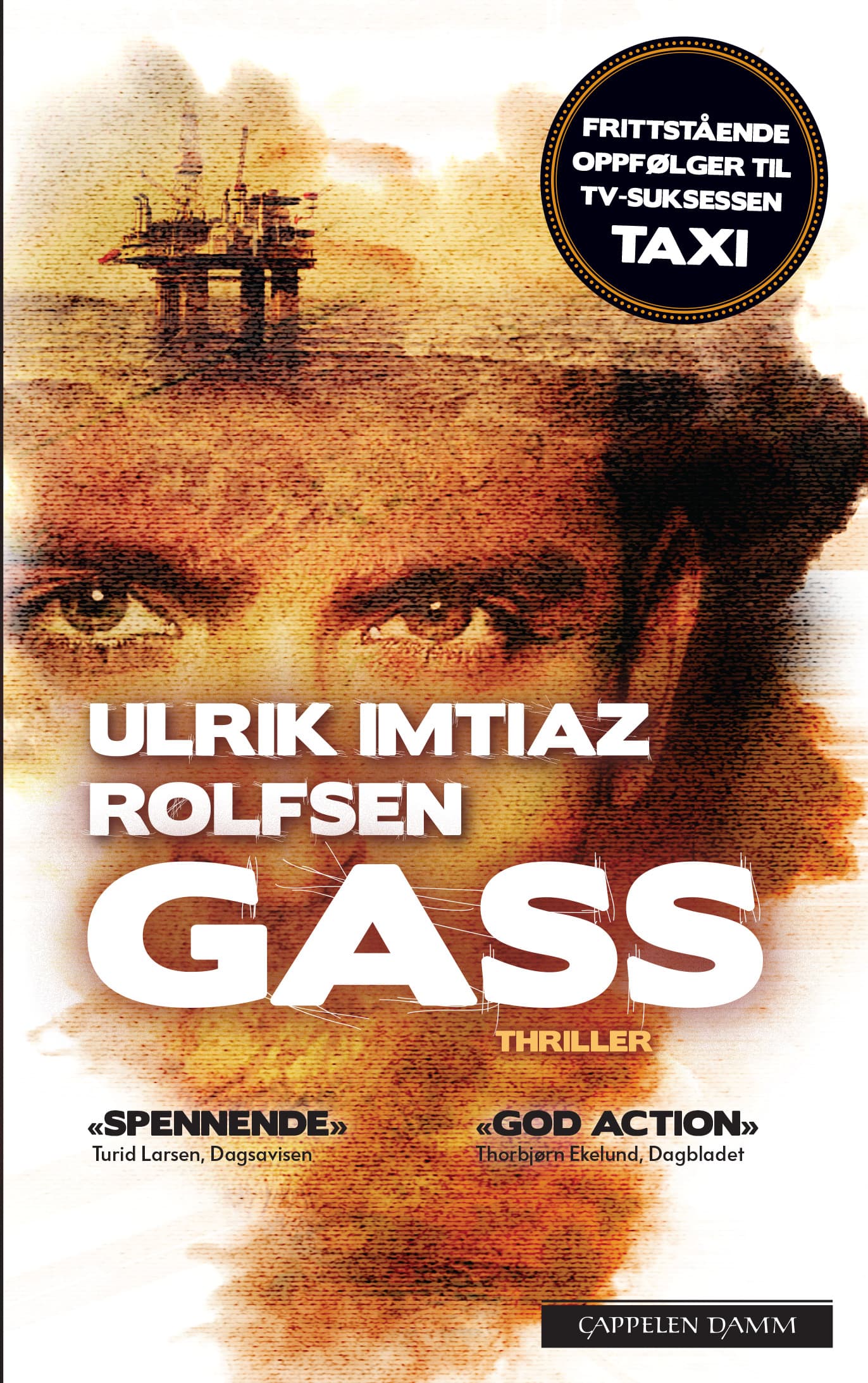 Omslag Gass av Ulrik Imtiaz Rolfsen (Heftet)