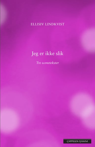 Omslag av "Jeg er ikke slik"