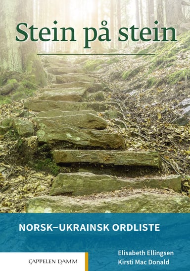 Omslag av "Stein på stein Norsk-ukrainsk ordliste (2021)"
