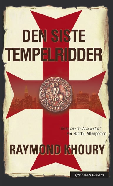 Omslag av "Den siste tempelridder"