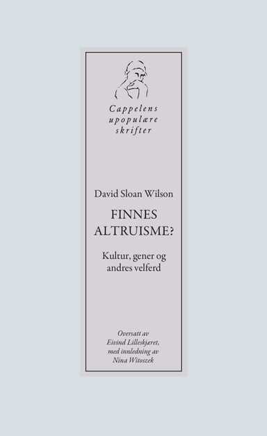 Omslag av "Finnes altruisme?"