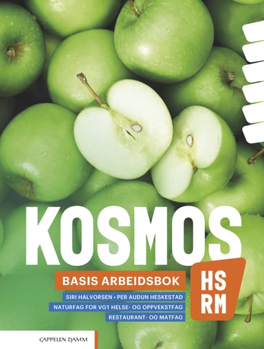 Omslag av "Kosmos HS, RM Basis Arbeidsbok (2023)"