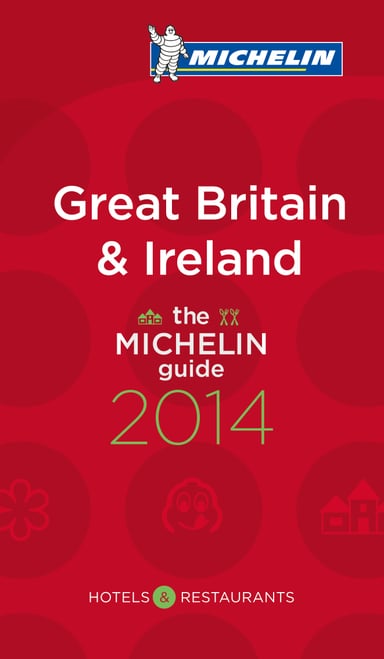 Omslag av "Storbritannia og Irland 2014 (MI rød guide)"