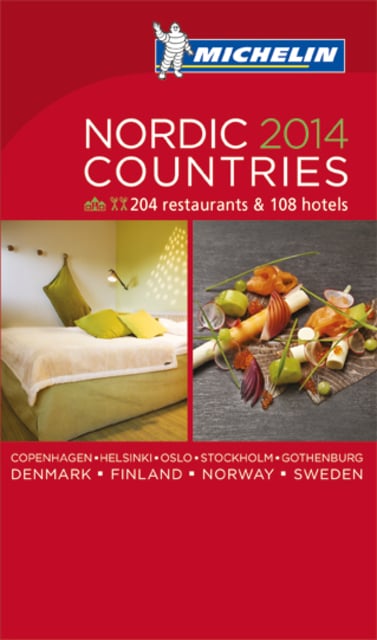 Omslag av "De nordiske landene 2014 (Michelin rød guide)"