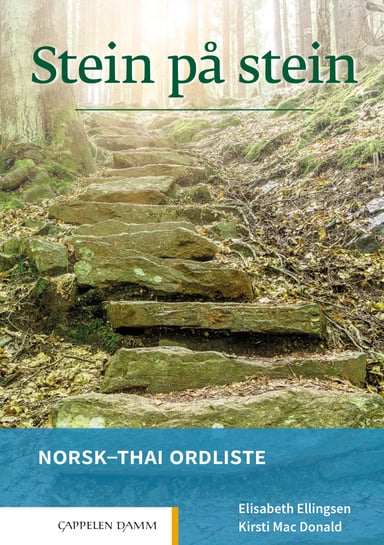 Omslag av "Stein på stein Norsk-thai ordliste (2021)"