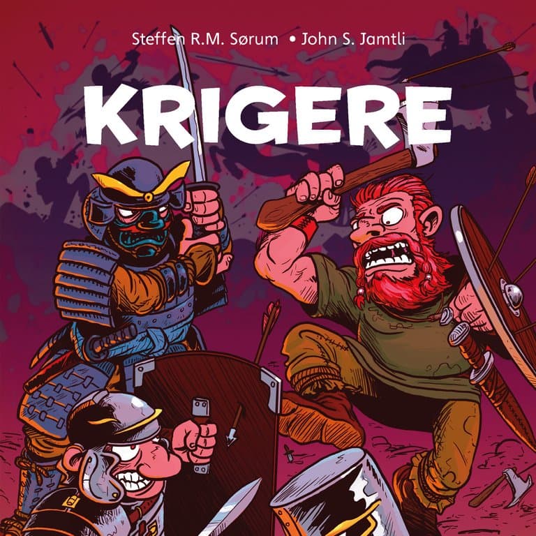 Omslag Krigere av Steffen Sørum (Lydbok)