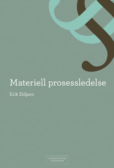 Omslag av "Materiell prosessledelse"