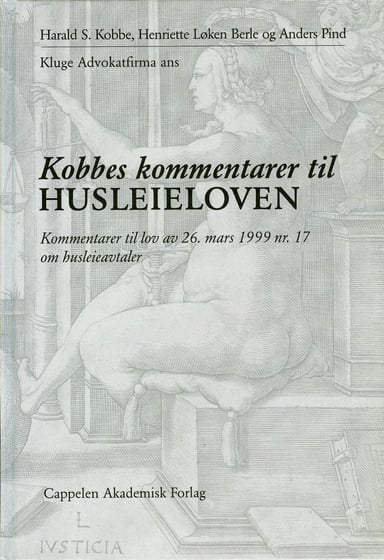 Omslag av "Kobbes kommentarer til husleieloven"
