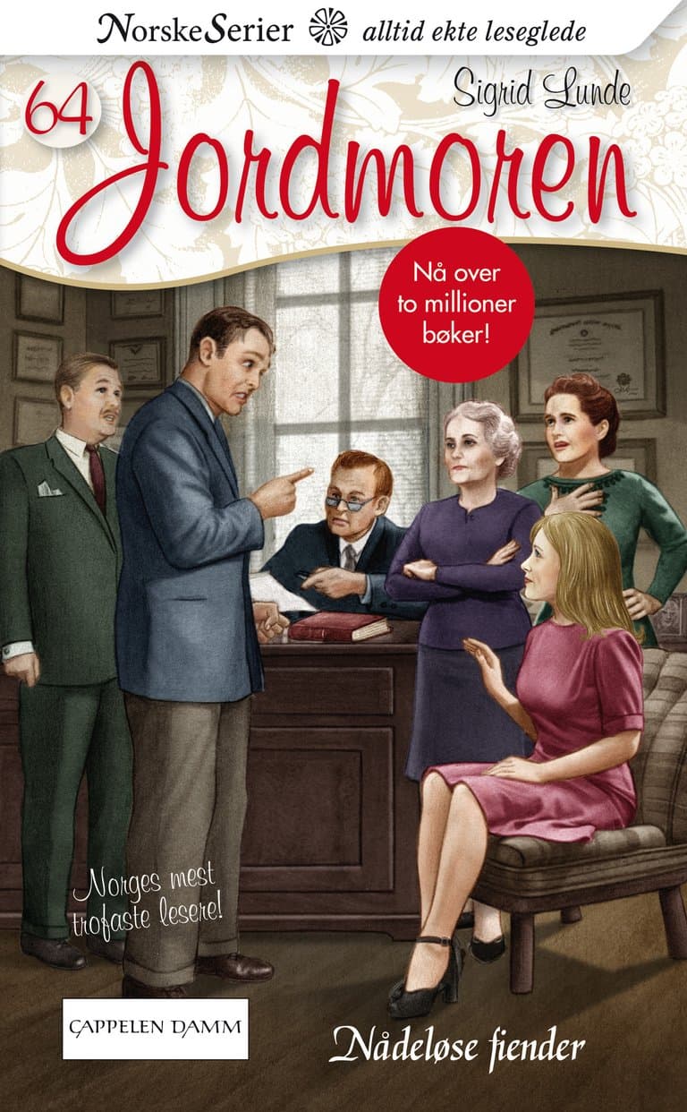 Omslag Nådeløse fiender av Sigrid Lunde (Ebok)