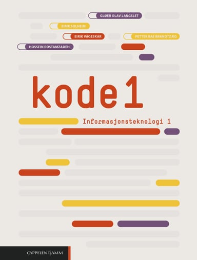 Omslag av "Kode 1 Informasjonsteknologi 1 (LK20)"