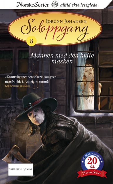 Omslag av "Mannen med den hvite masken"